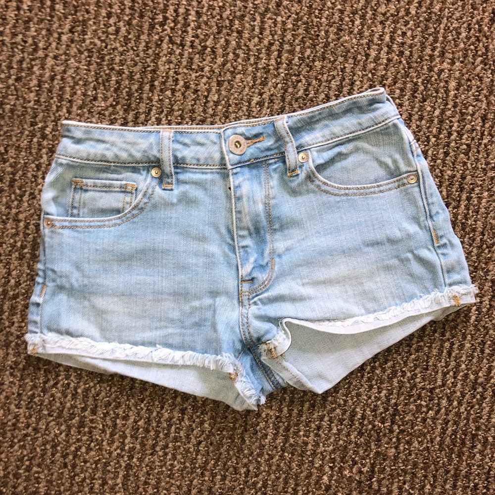 Light Denim Shorts